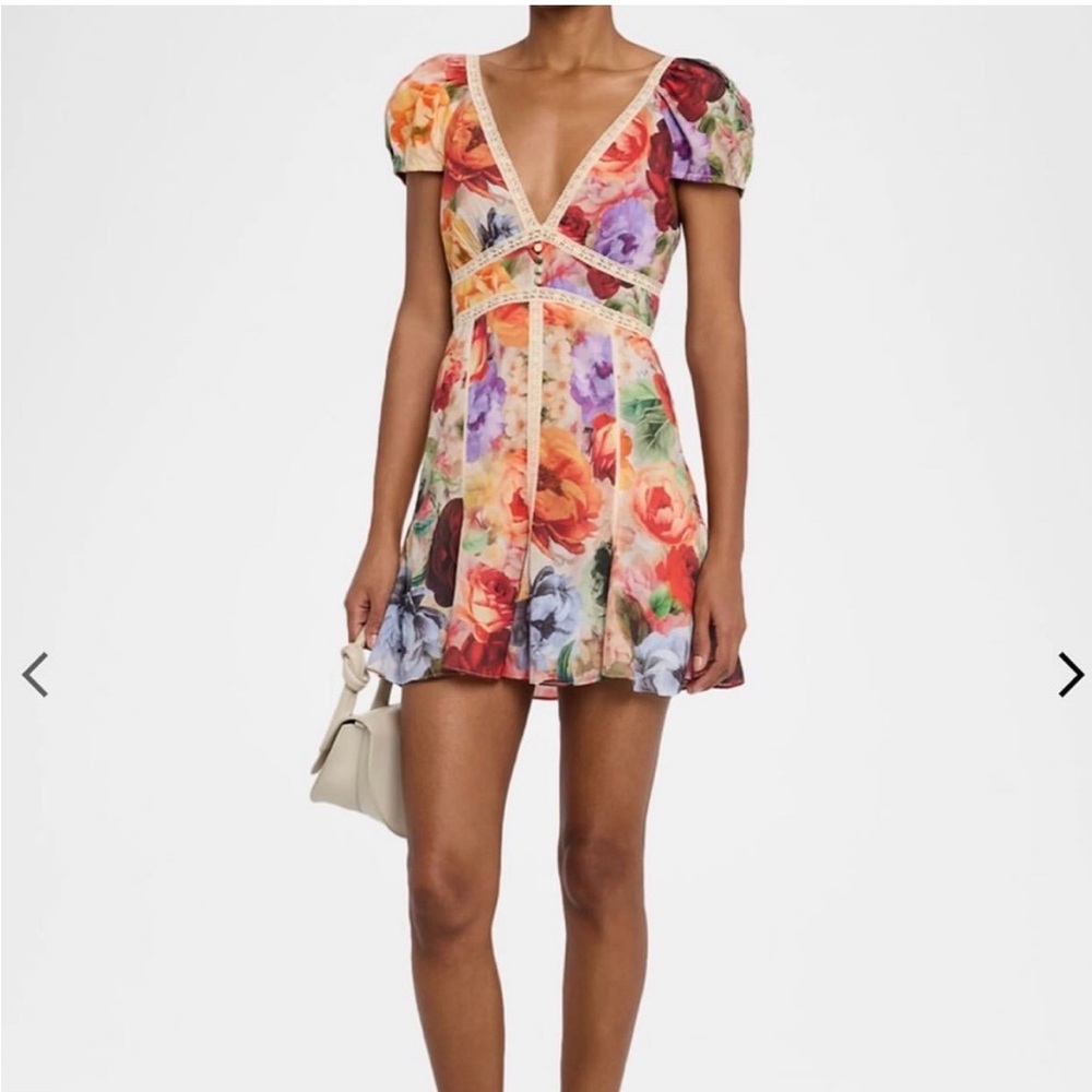 NWT alice + olivia dress in Storm Floral - Picture 3 of 9